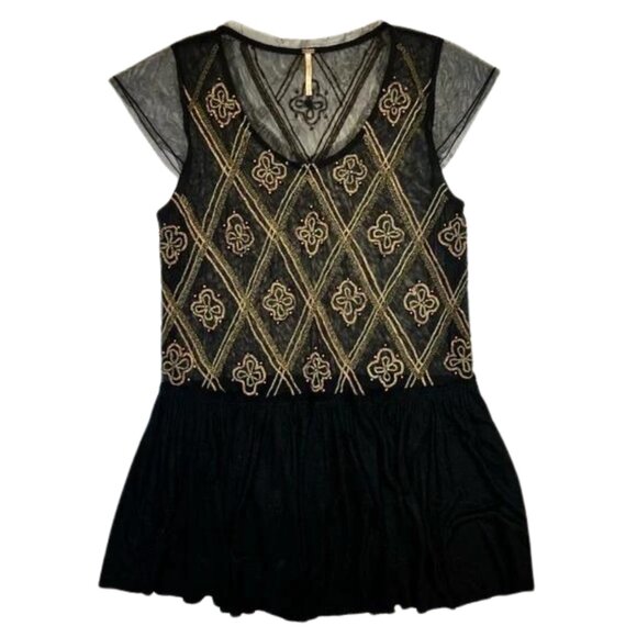 Free People Tops - Free People Jeweled Tunic size M